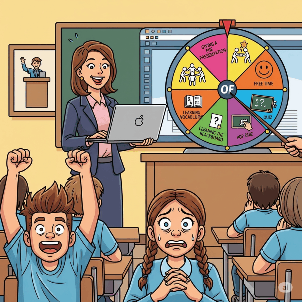 Glücksrad in der Schule: 5 kreative Wege für Schüler, den Unterricht fairer & cooler zu machen